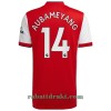 Arsenal Pierre-Emerick Aubameyang 14 Hjemme 2021-22 - Herre Fotballdrakt
